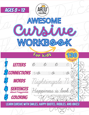 Awesome Cursive Workbook for Kids